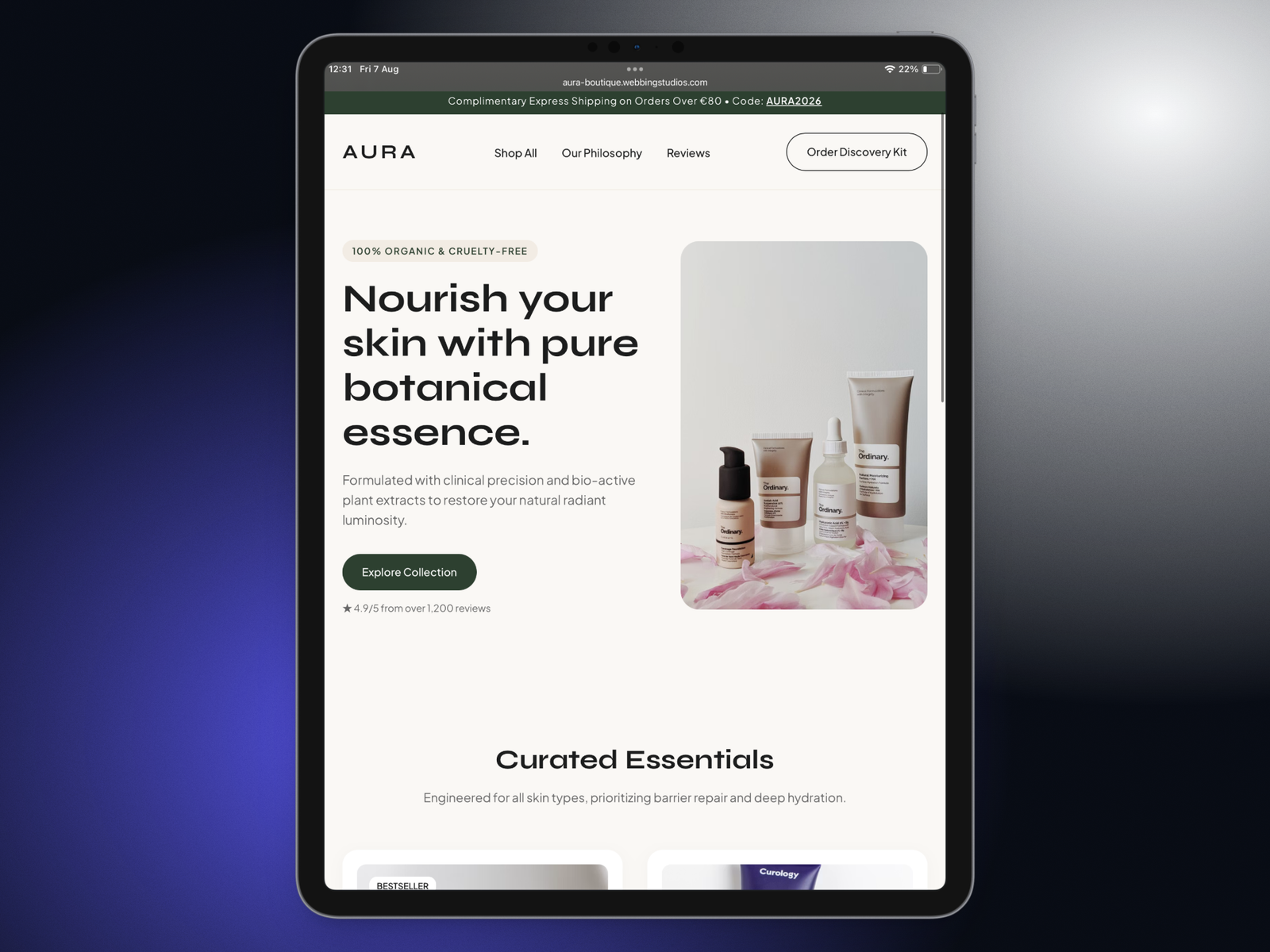 Small business website design by Webbing Studios
